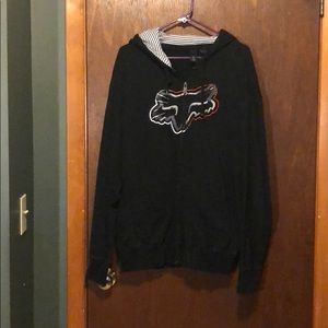Fox racing men’s zip up hoodie